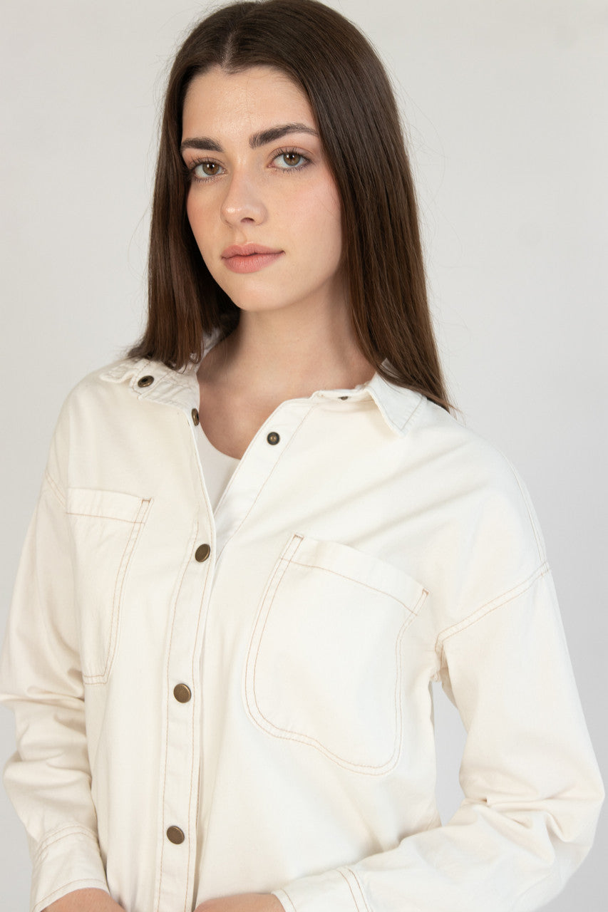 Twill Shacket