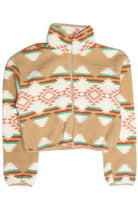 Khaki Printed Sherpa