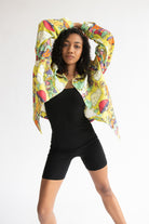 Mushroom Village Printed Denim Jacket