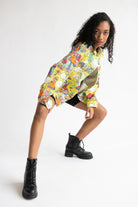 Mushroom Village Printed Denim Jacket
