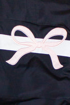 Bow Stripe Puffer Jacket
