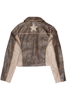 Double Star Brown Moto Jacket