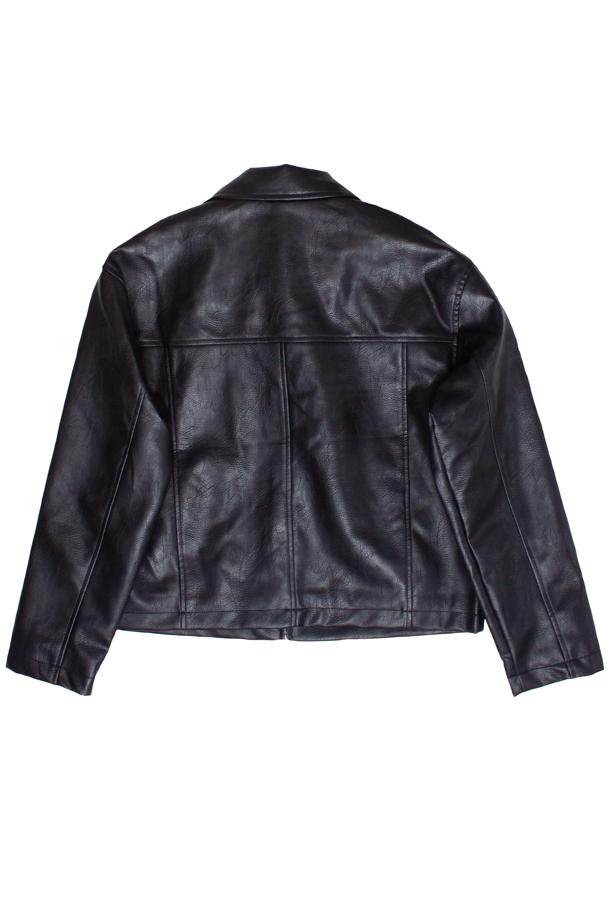 Oversized Collared Moto Jacket