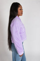 Cropped Faux Fur Shacket