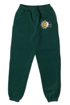 Dark Green Celestial Patch Sweatpants