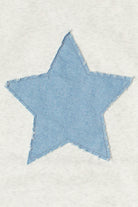Denim Star Patch Sweatshirt