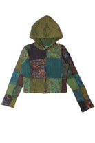 Mushroom Patchwork Hoodie