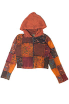 Mushroom Patchwork Hoodie