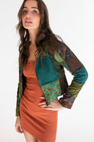 Mushroom Patchwork Hoodie
