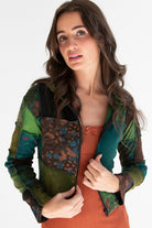 Mushroom Patchwork Hoodie