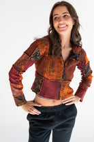Mushroom Patchwork Hoodie