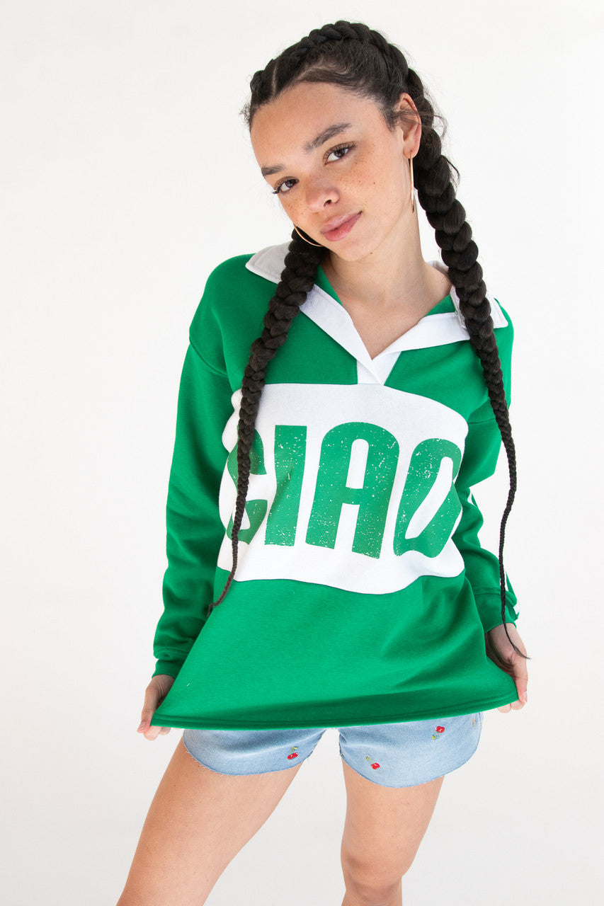 Ciao! Oversized Rugby Sweatshirt