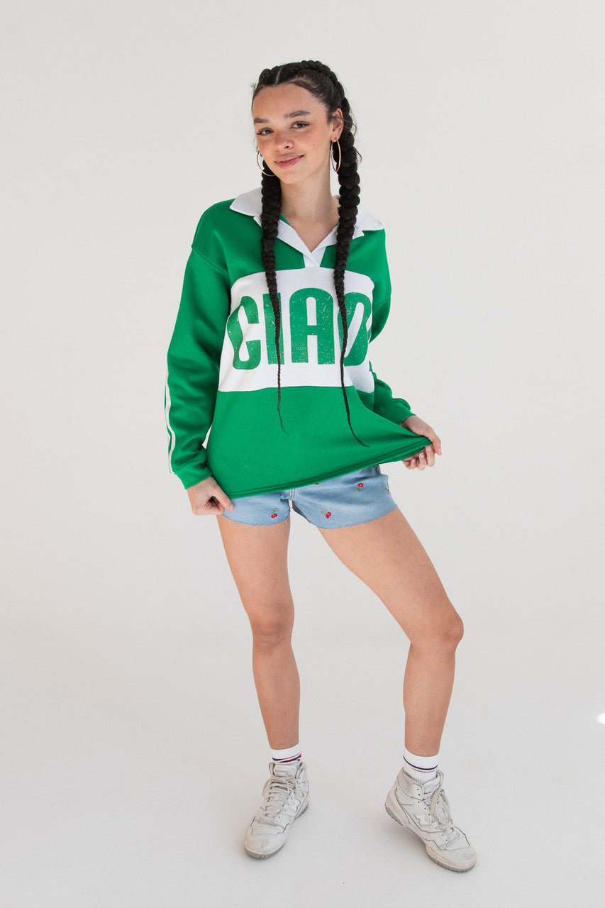 Ciao! Oversized Rugby Sweatshirt