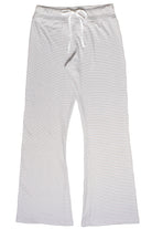 Pinstripe Wide Leg Lounge Pants - Sage