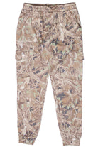 Fleece Lined Woodland Camo Cargo Joggers