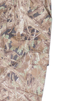 Fleece Lined Woodland Camo Cargo Joggers Pockets