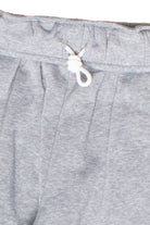 Rolled Top Wide Leg Sweatpants - Gray