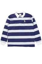 Embroidered Bear Rugby Lightweight Sweatshirt