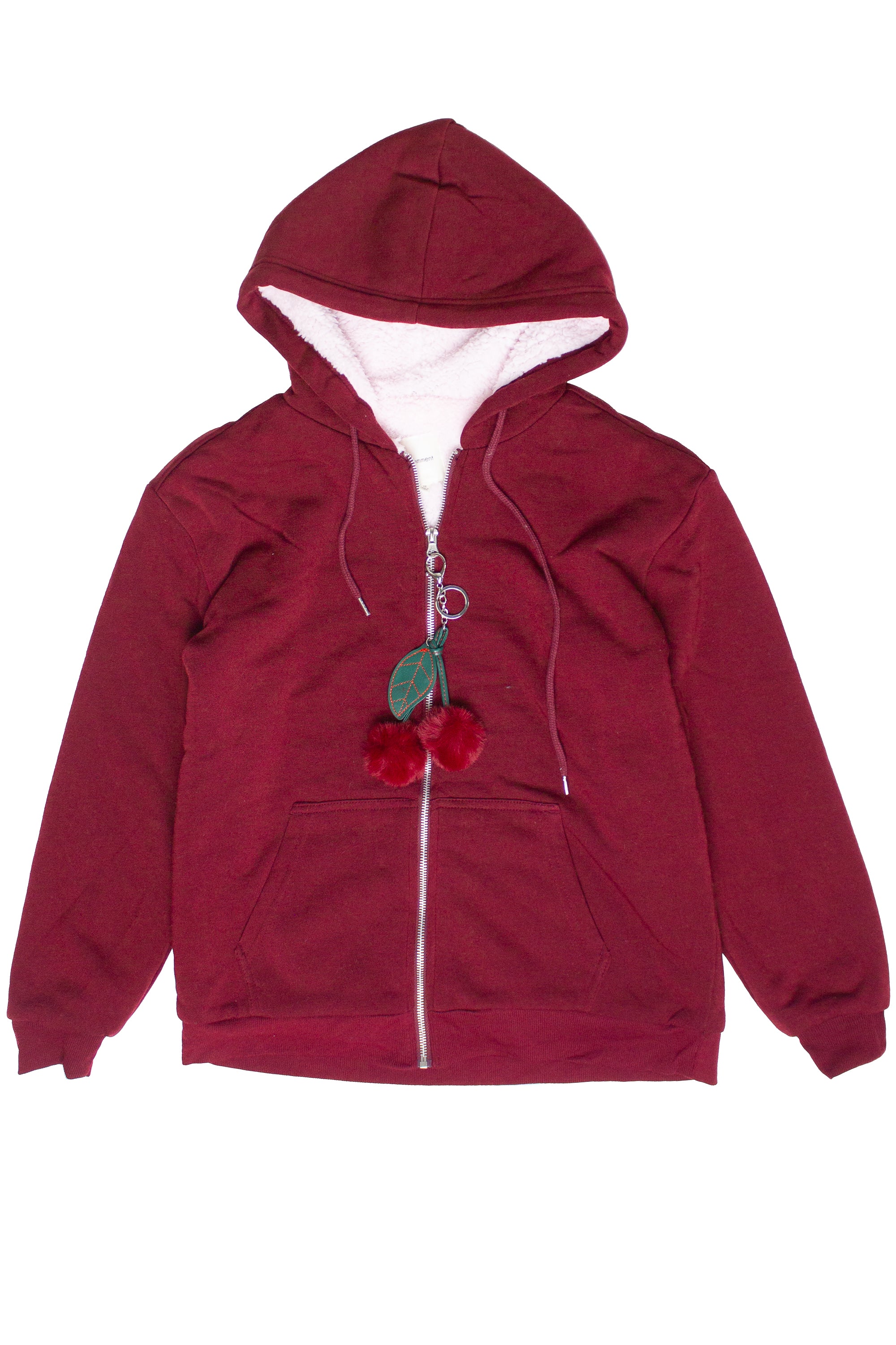 Cherry Charm Sherpa Lined Hoodie