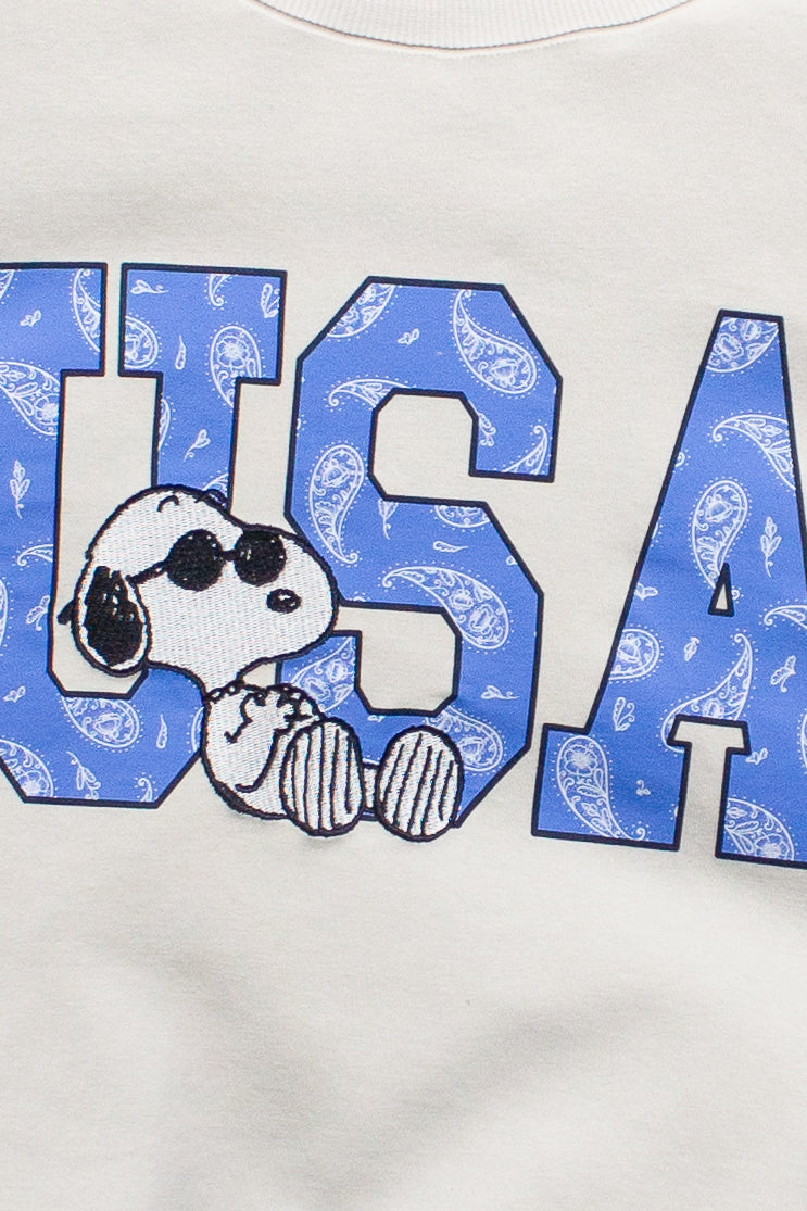 Joe Cool Snoopy USA Sweatshirt