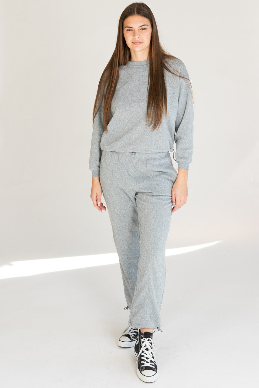 Seamed Drawstring Sweatpants