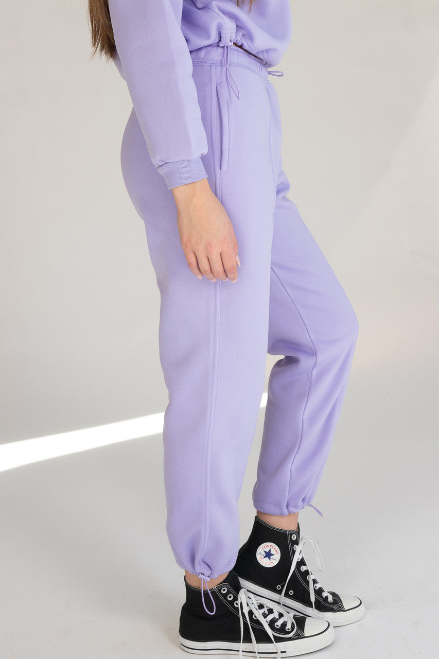 Seamed Drawstring Sweatpants
