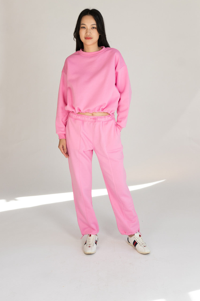 Seamed Drawstring Sweatpants