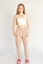 Stone Washed Boyfriend Joggers