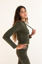 Soft Knit Zip Up Hoodie