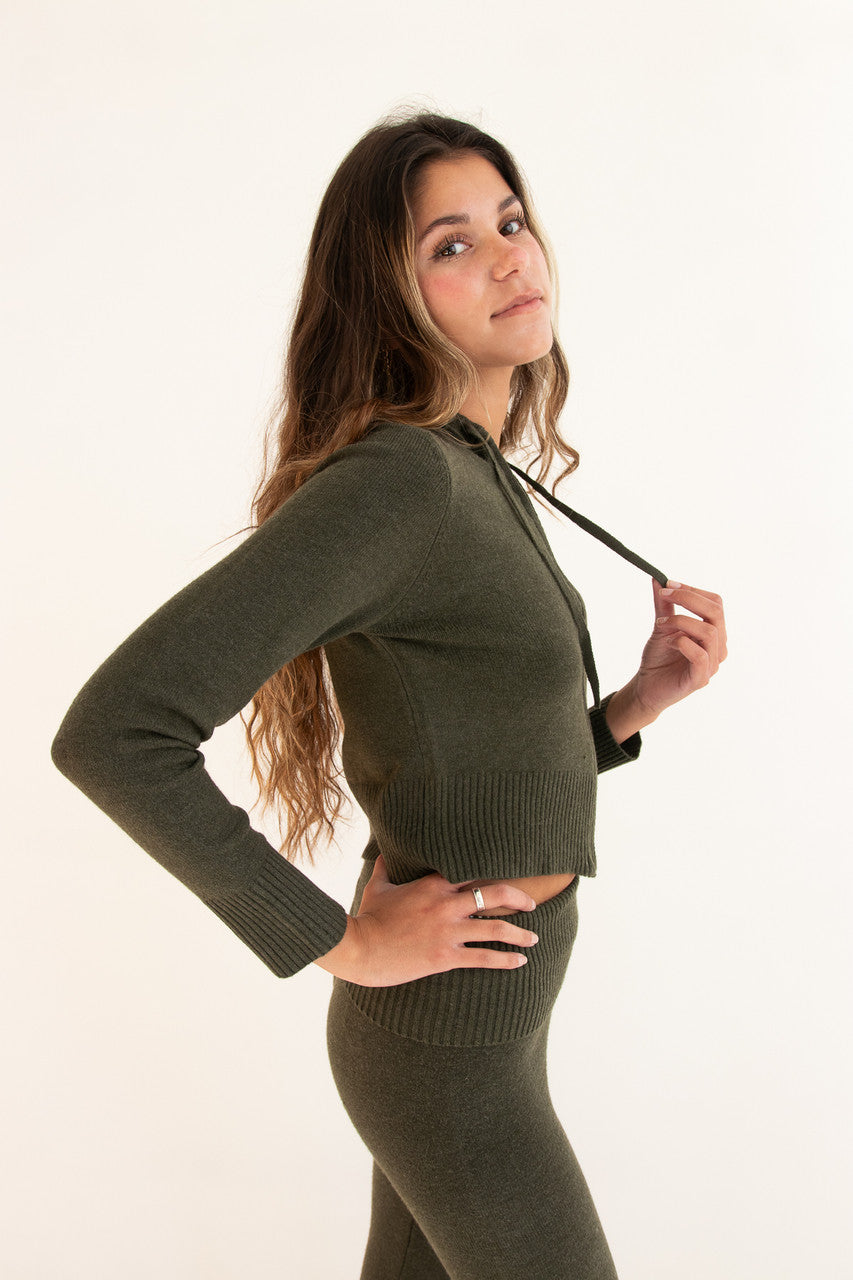Soft Knit Zip Up Hoodie