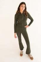 Soft Knit Flare Pants