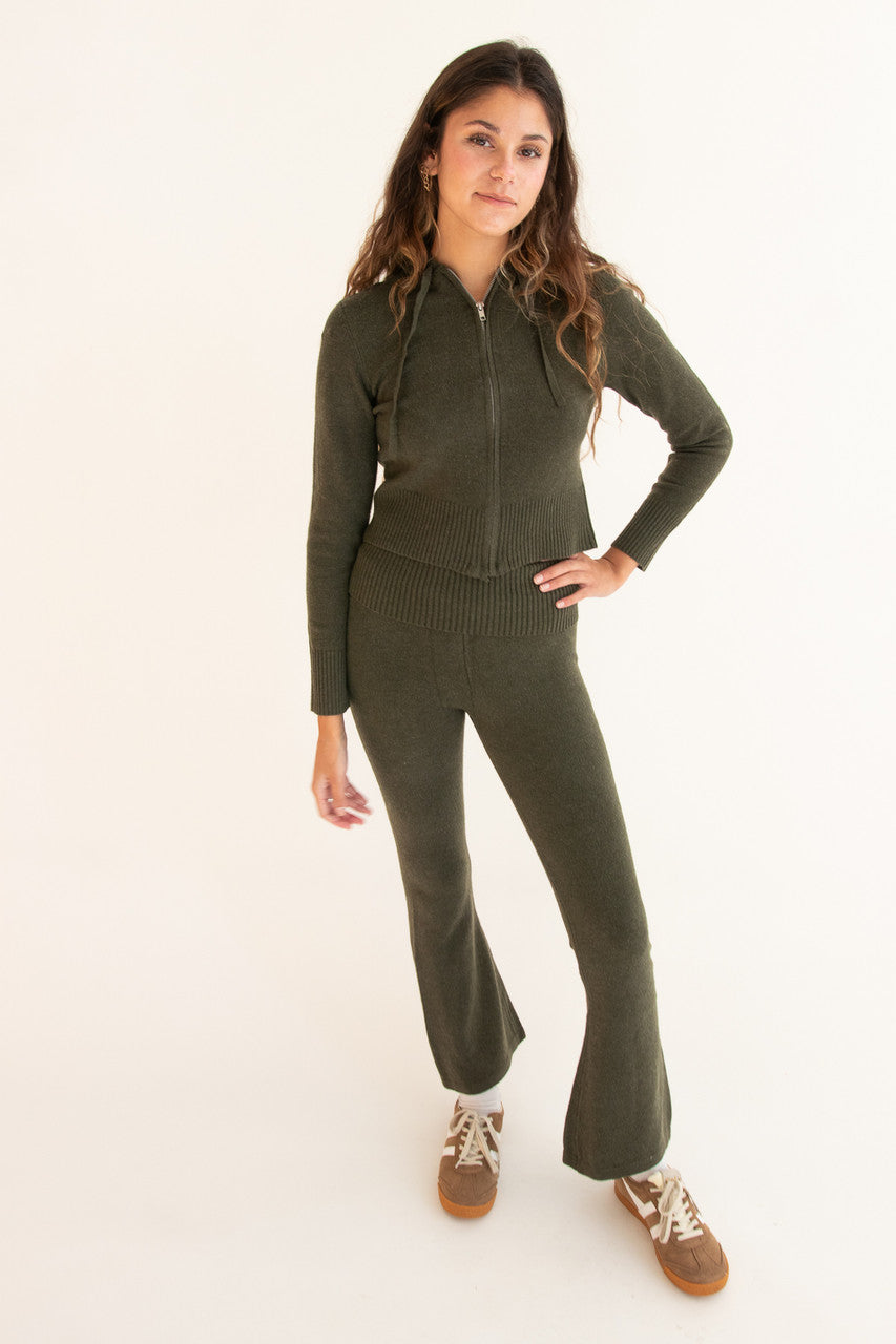 Soft Knit Flare Pants