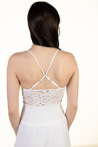 White Lace V Bralette