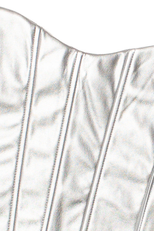 Strapless Metallic Bodice