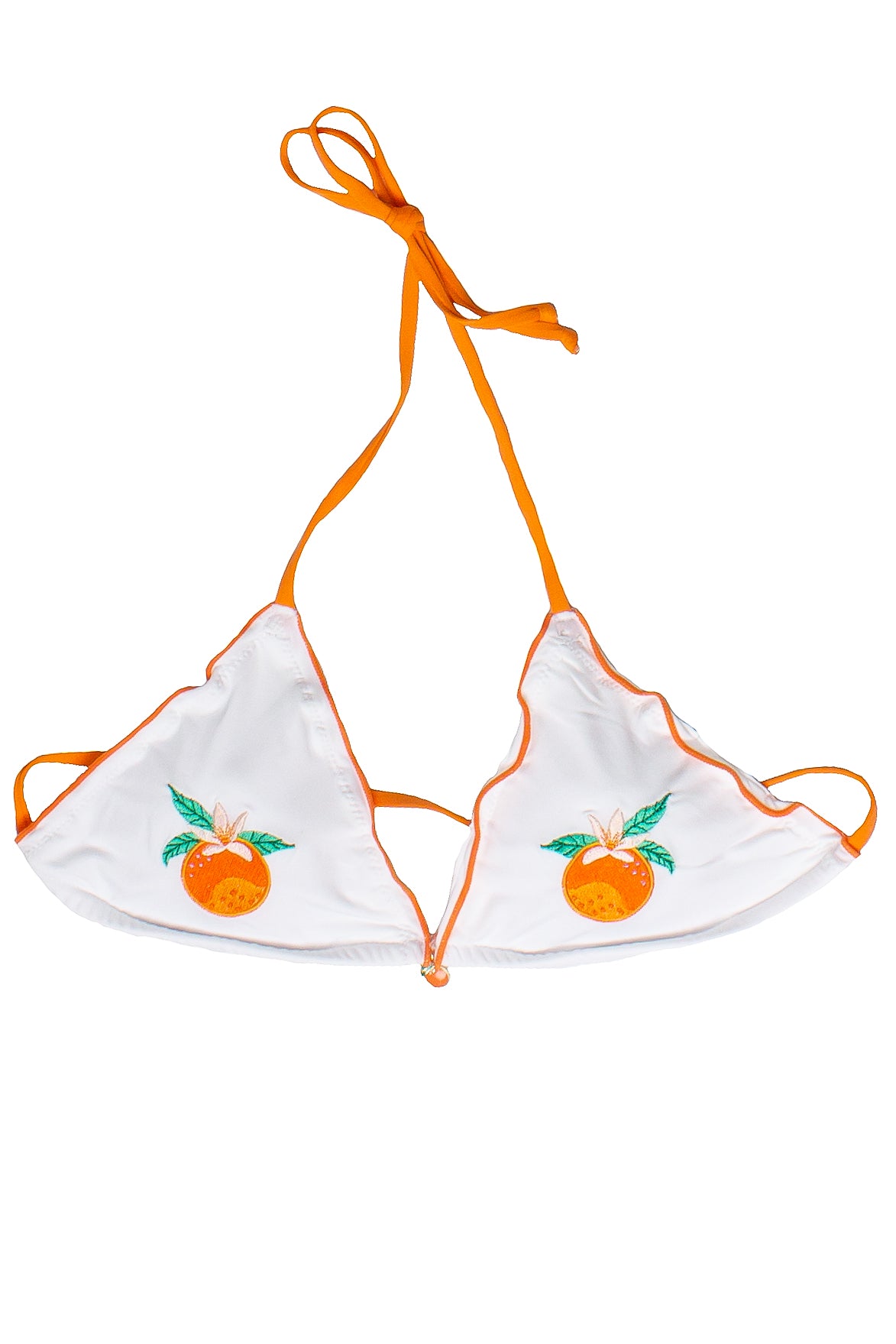 Charm Bikini Top- Orange