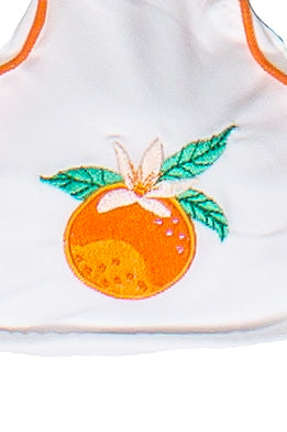 Charm Bikini Top- Orange