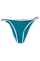 Contrast Trim Bikini Bottom - Turquoise