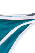 Contrast Trim Bikini Bottom - Turquoise