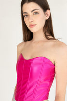 Strapless Metallic Bodice