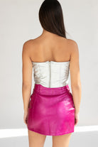 Strapless Metallic Bodice