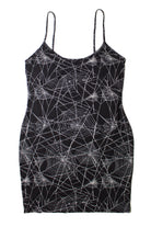 Extended Sizes Spiderweb Mini Dress