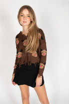 Reindeer Pals Distressed Sweater