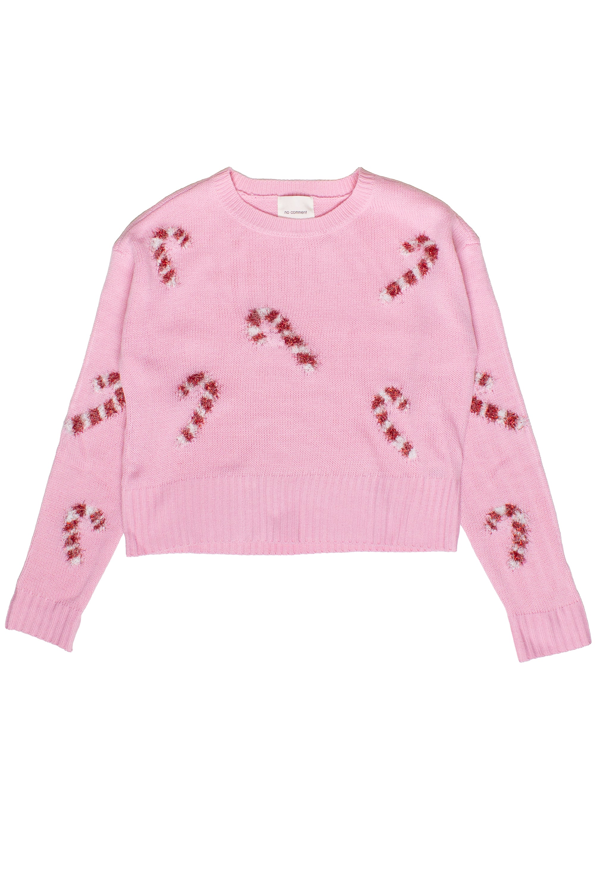 Tinsel Candy Cane Sweater