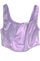 Lavender Iridescent Corset Style Tank