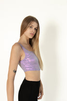 Lavender Iridescent Corset Style Tank