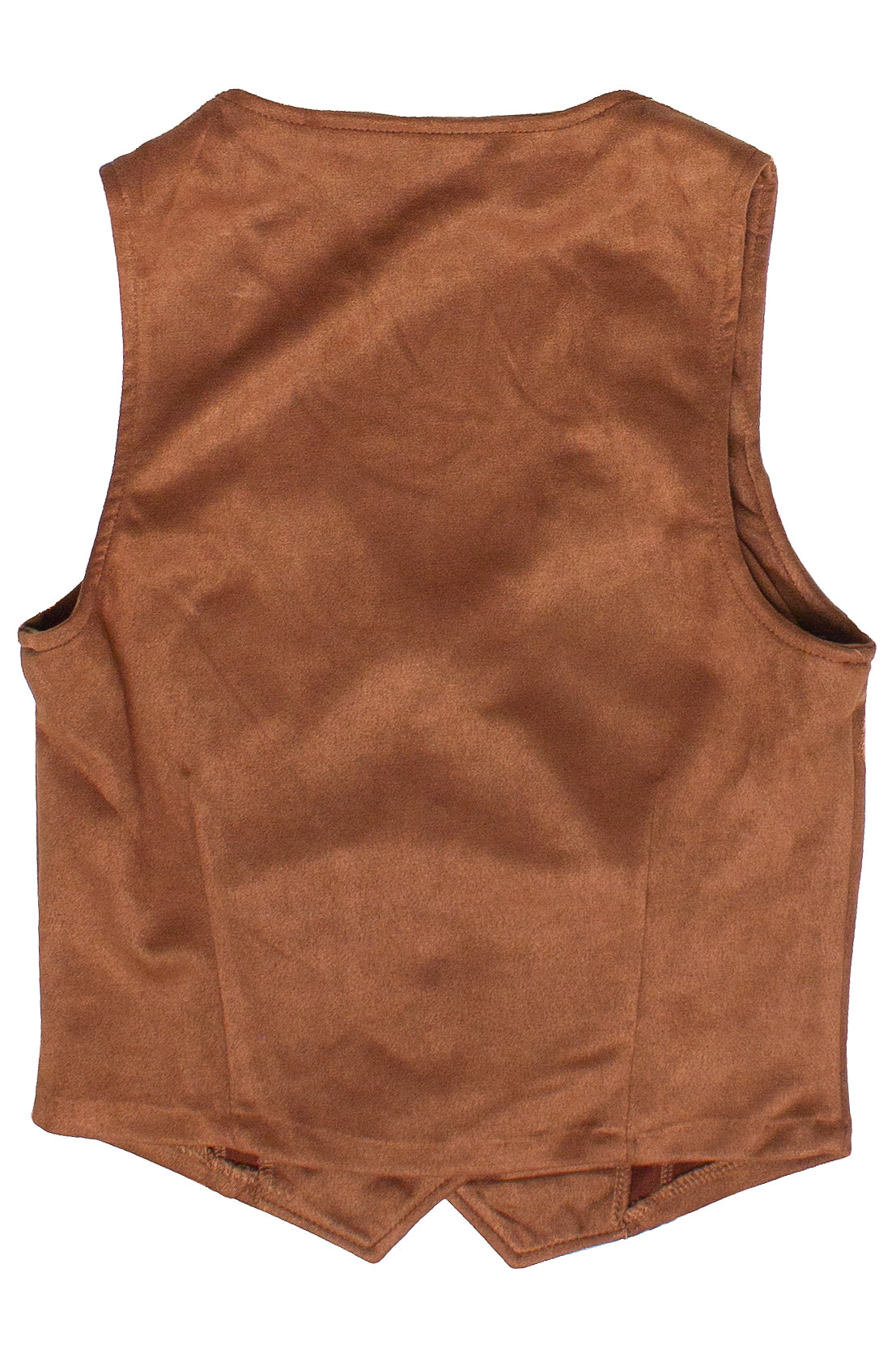 Faux Suede Nailhead Stud Vest