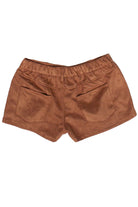 Faux Suede Nailhead Stud Mini Shorts