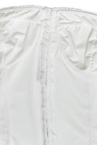Hook & Eye Strapless Bustier - White