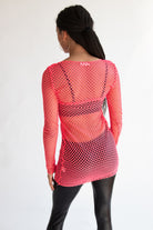 Neon Fishnet Dress