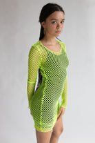 Neon Fishnet Dress